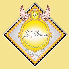 Imagen de logotipo. La Patrona. Joyitas hechas con devoción