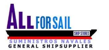 Imagen de ALLFORSAIL SHIP STORES SUMIINISTROS NAVALES GENERAL SHIPSUPPLIER