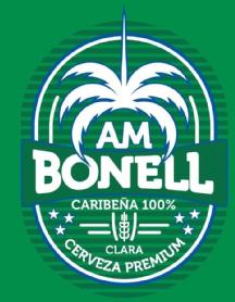 Imagen de AM BONELL CARIBEÑA 100% CLARA CERVEZA PREMIUM