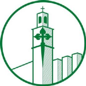 Imagen de Campanario con una Cruz de Santiago que identifica al Colegio Parroquial San Jaime Apóstol Moncada