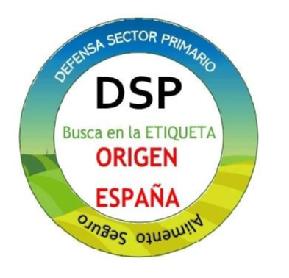 Imagen de DSP DEFENSA SECTOR PRIMARIO Busca en la ETIQUETA ORIGEN ESPAÑA Alimento Seguro
