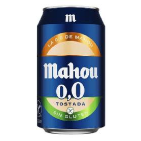 Imagen de M LA 0,0 DE MAHOU MAHOU 0,0 TOSTADA SIN GLUTEN