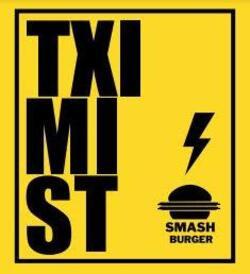 Imagen de PALABRA 1: TXIMIST PALABRA2 2: SMASH BURGER IMAGEN 1: RAYO IMAGEN 2: HAMBURGUESA