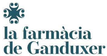 Imagen de El distintivo consta del logotipo denominado LA FARMACIA DE GANDUXER y del símbolo de una CRUZ en la parte superior izquierda