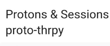 Imagen de Protons & Sessions proto-thrpy