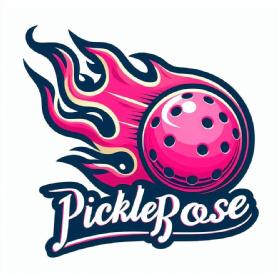 Imagen de BOLA DE PICKLEBALL CON ESTELA DE FUEGO. ABAJO ESCRITO 