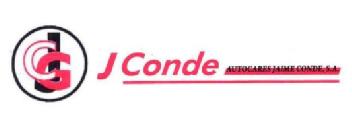 Imagen de LOGOTIPO (diseñado con las letras J-C-G, de Jaime Conde Gómez) - COLORES (rojo-granate-negro-blanco) - NOMBRE (JConde)