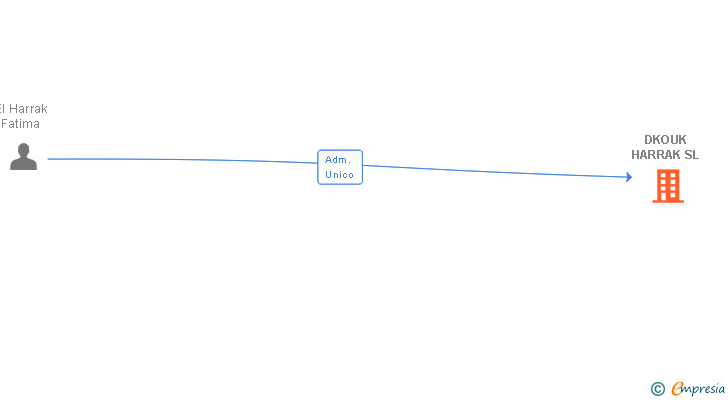 Vinculaciones societarias de DKOUK HARRAK SL