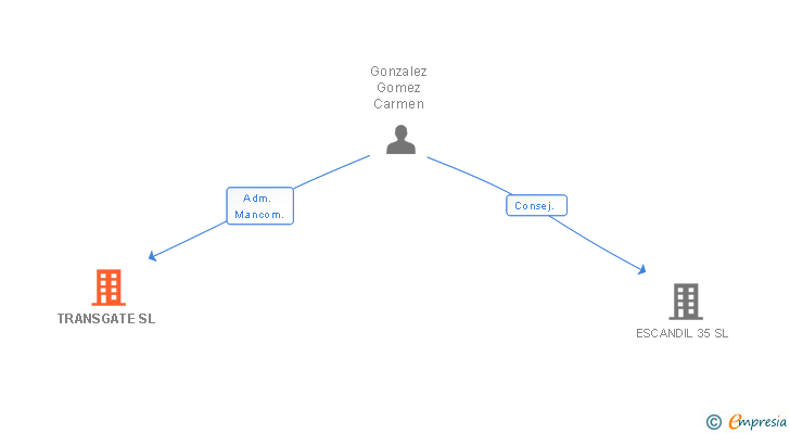 Vinculaciones societarias de TRANSGATE SL