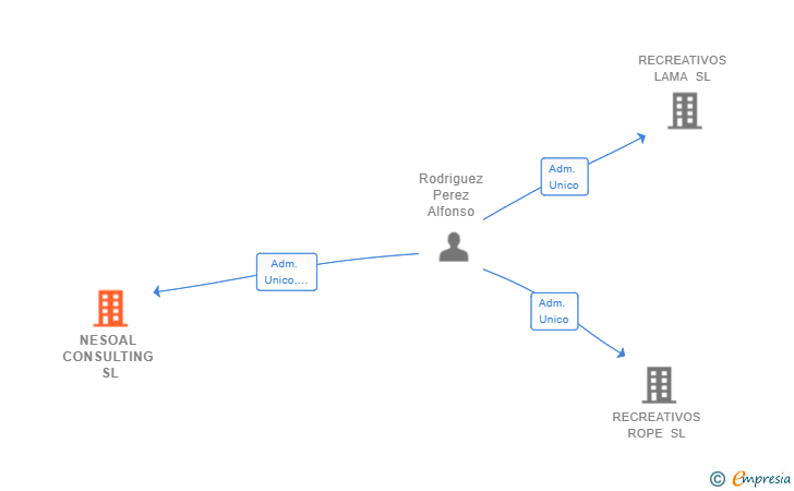 Vinculaciones societarias de NESOAL CONSULTING SL