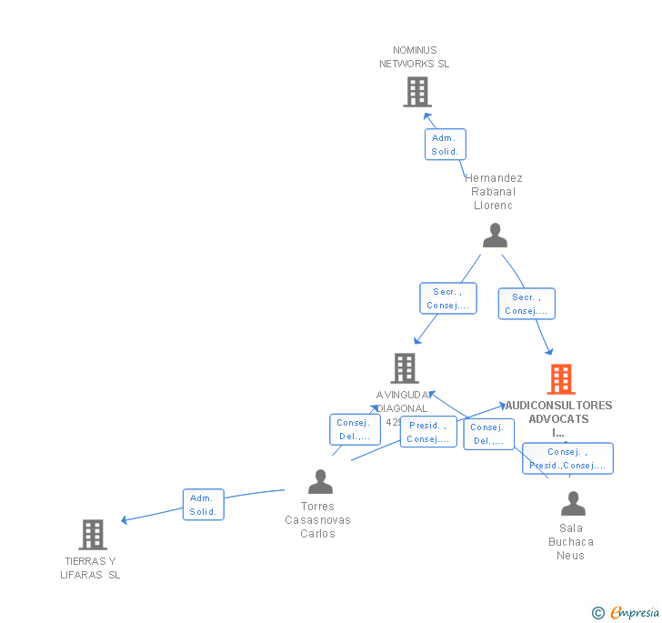 Vinculaciones societarias de ALLYON ETL SL