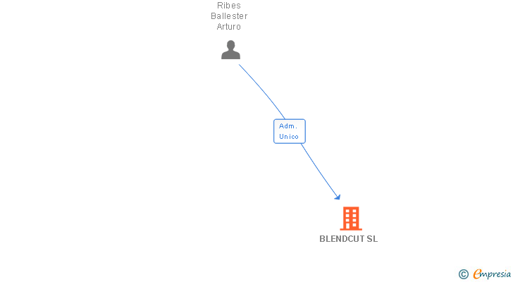 Vinculaciones societarias de BLENDCUT SL