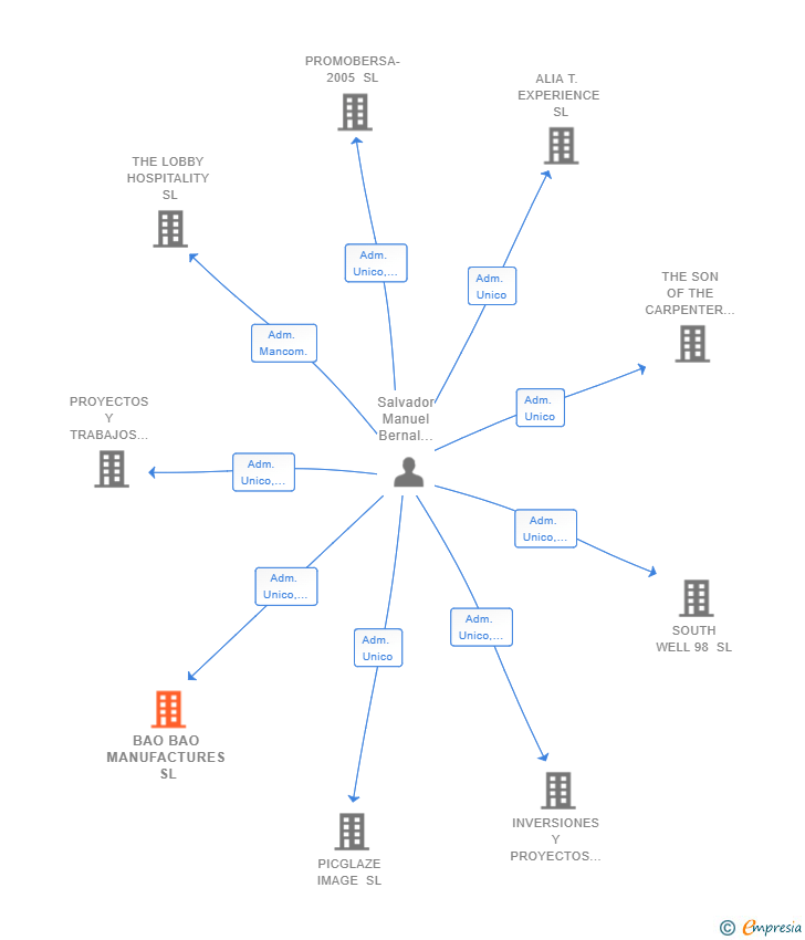 Vinculaciones societarias de CENTRO EMPRESARIAL PROFESIONAL INTEGRAL SL
