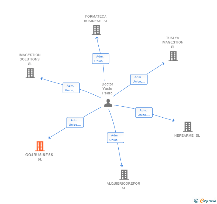 Vinculaciones societarias de GO4BUSINESS SL