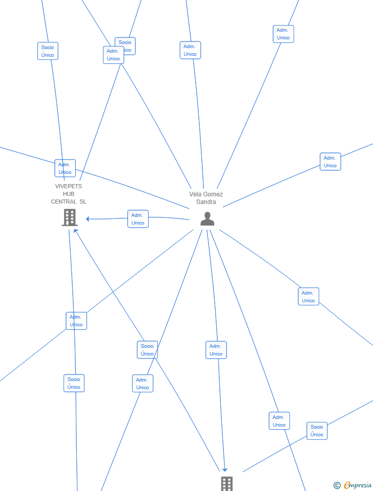 Vinculaciones societarias de VIVEPETS CHAMBERI SL