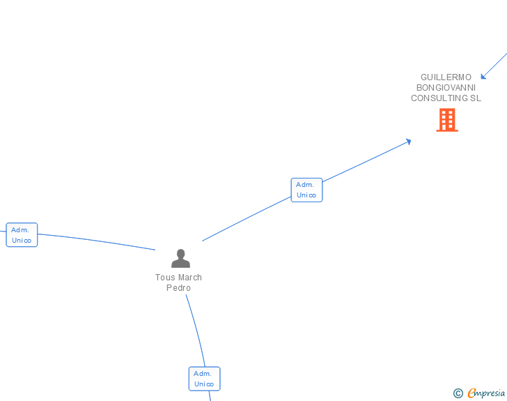 Vinculaciones societarias de GUILLERMO BONGIOVANNI CONSULTING SL