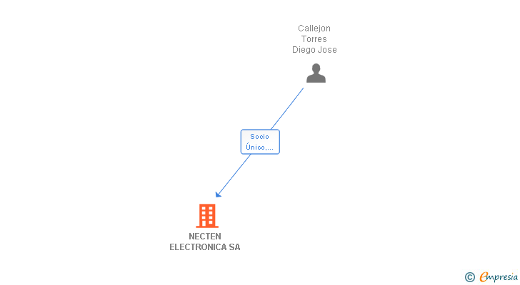 Vinculaciones societarias de NECTEN ELECTRONICA SA