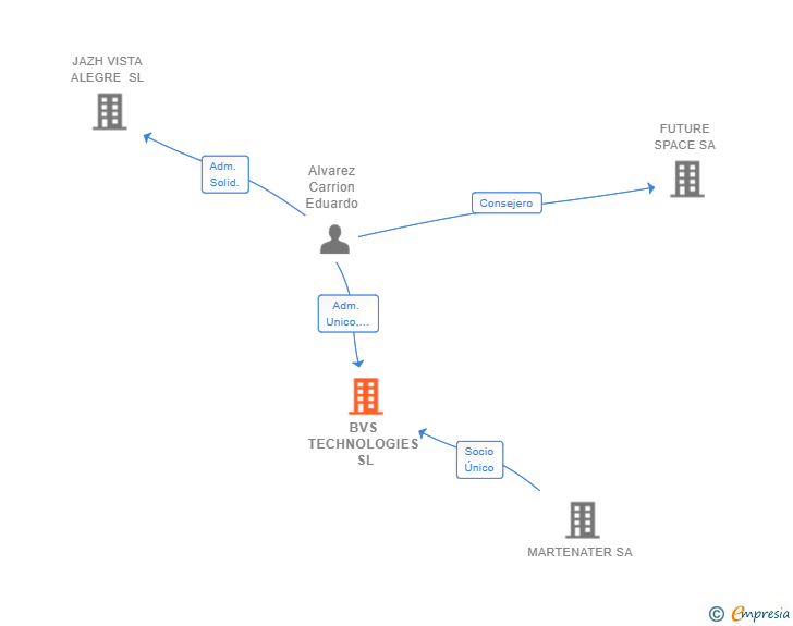 Vinculaciones societarias de BVS TECHNOLOGIES SL