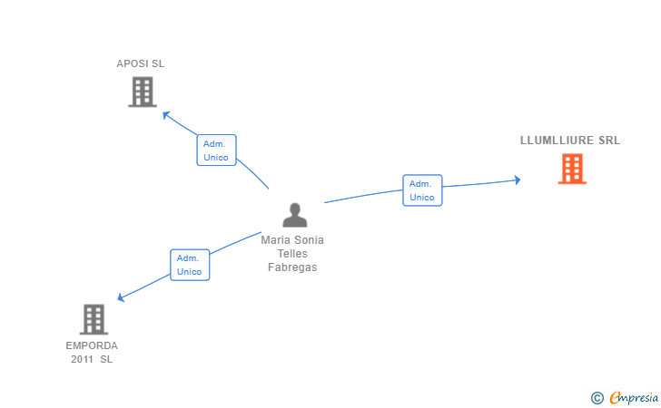 Vinculaciones societarias de LLUMLLIURE SRL