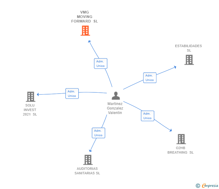 Vinculaciones societarias de VMG MOVING FORWARD SL