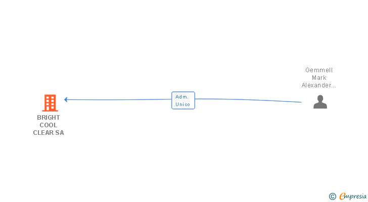 Vinculaciones societarias de BRIGHT COOL CLEAR SA