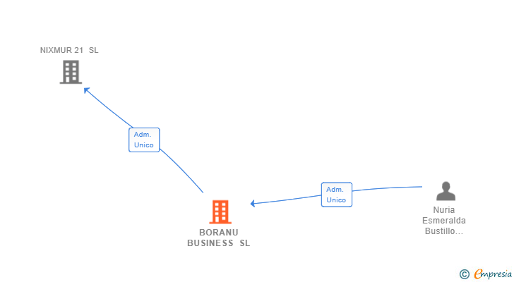 Vinculaciones societarias de BORANU BUSINESS SL