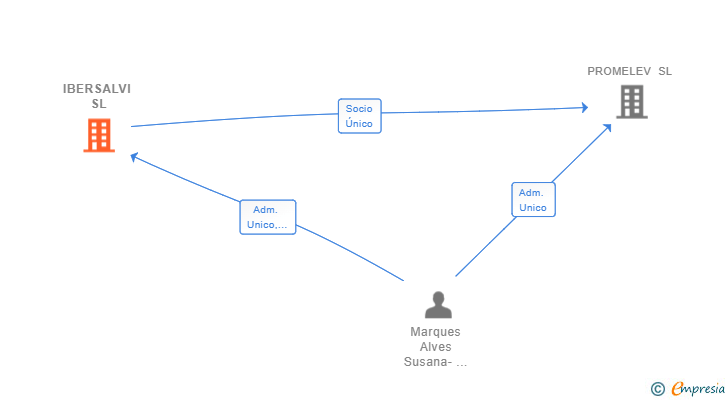 Vinculaciones societarias de IBERSALVI SL