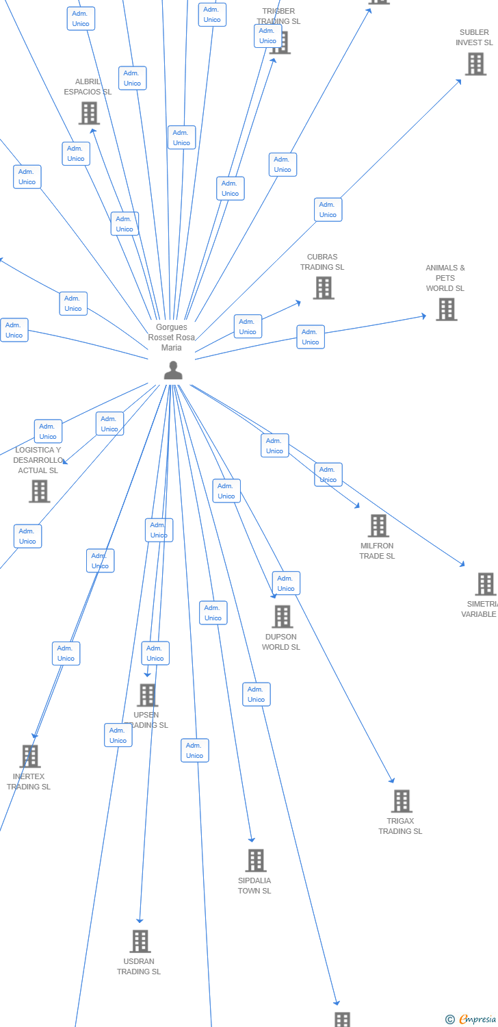 Vinculaciones societarias de TIKNON TRADE SL