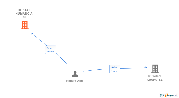 Vinculaciones societarias de HOSTAL NUMANCIA SL
