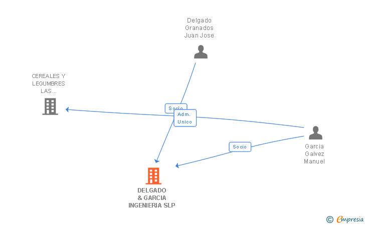 Vinculaciones societarias de DELGADO & GARCIA INGENIERIA SLP