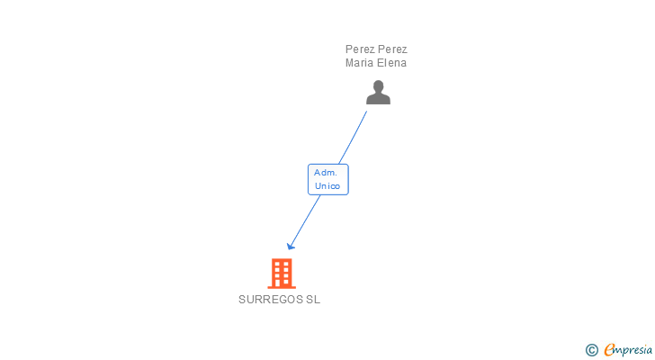 Vinculaciones societarias de SURREGOS SL