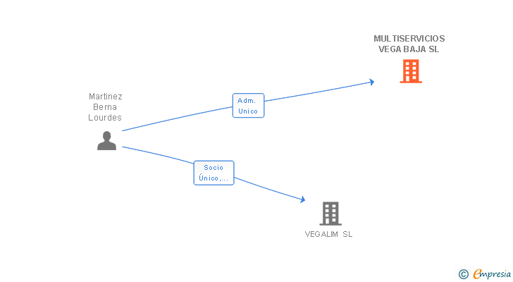 Vinculaciones societarias de MULTISERVICIOS VEGA BAJA SL