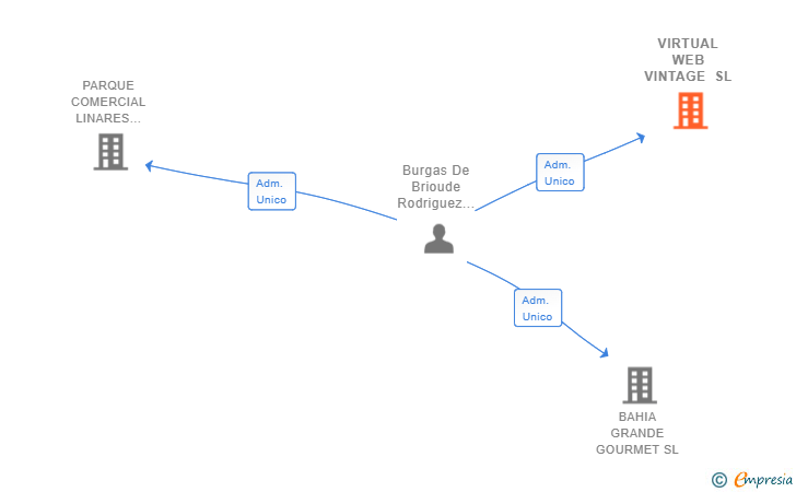 Vinculaciones societarias de VIRTUAL WEB VINTAGE SL