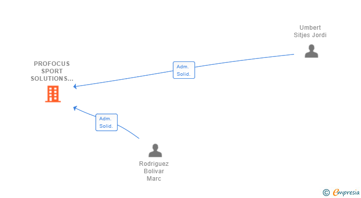 Vinculaciones societarias de PROFOCUS SPORT SOLUTIONS SL