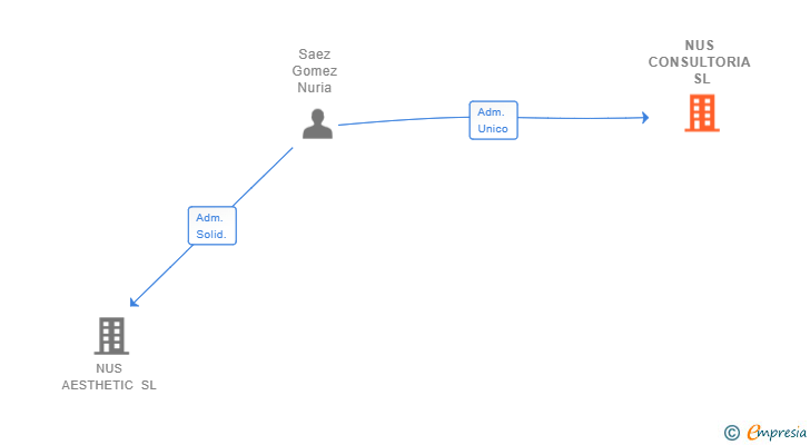 Vinculaciones societarias de NUS CONSULTORIA SL