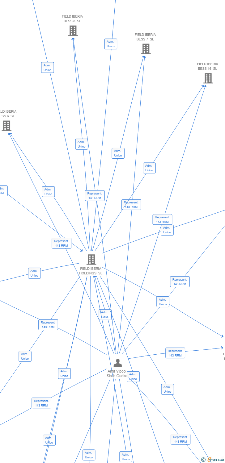 Vinculaciones societarias de FIELD IBERIA BESS 12 SL