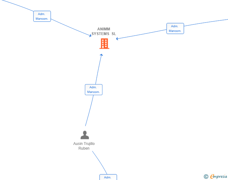 Vinculaciones societarias de ANIMM SYSTEMS SL