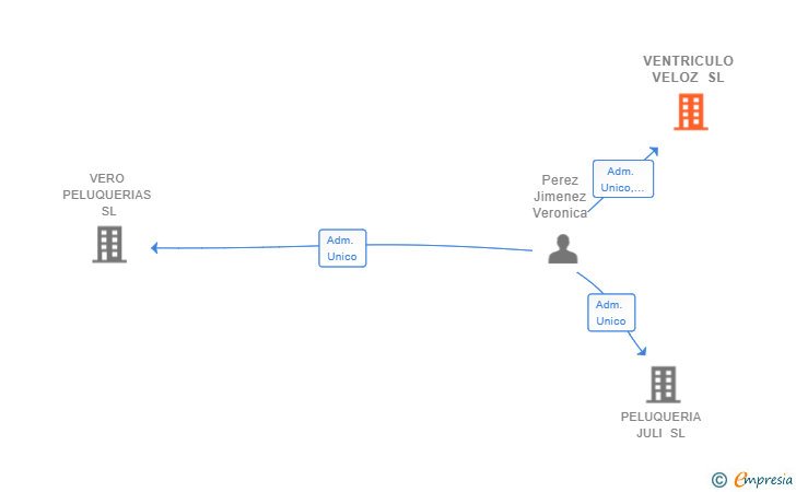Vinculaciones societarias de VENTRICULO VELOZ SL