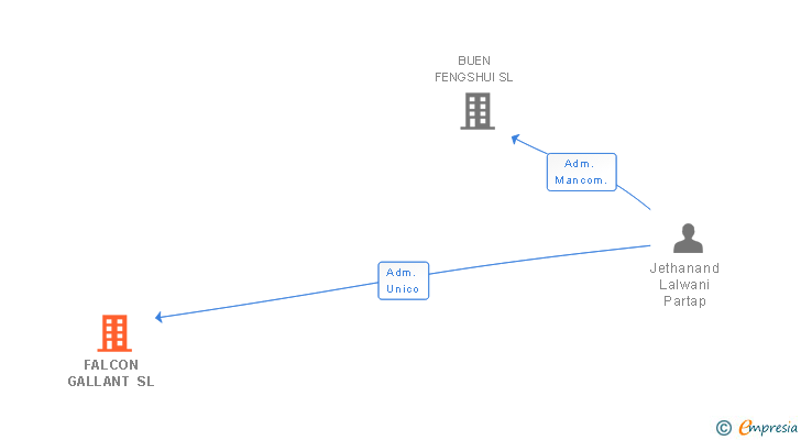 Vinculaciones societarias de FALCON GALLANT SL