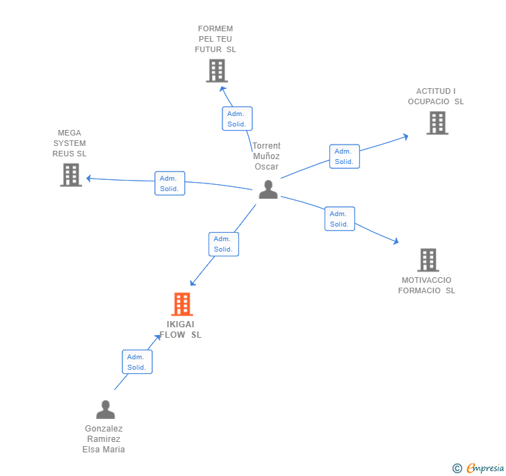 Vinculaciones societarias de IKIGAI FLOW SL
