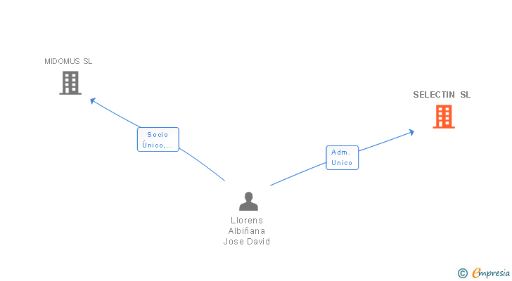 Vinculaciones societarias de SELECTIN SL