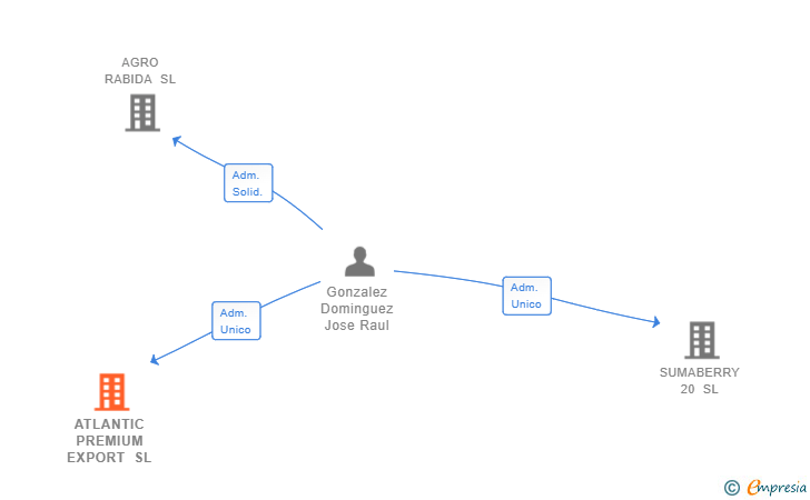 Vinculaciones societarias de ATLANTIC PREMIUM EXPORT SL