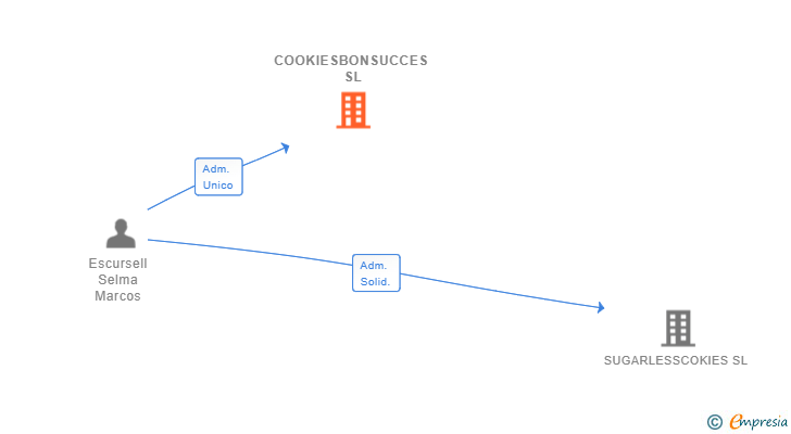 Vinculaciones societarias de COOKIESBONSUCCES SL