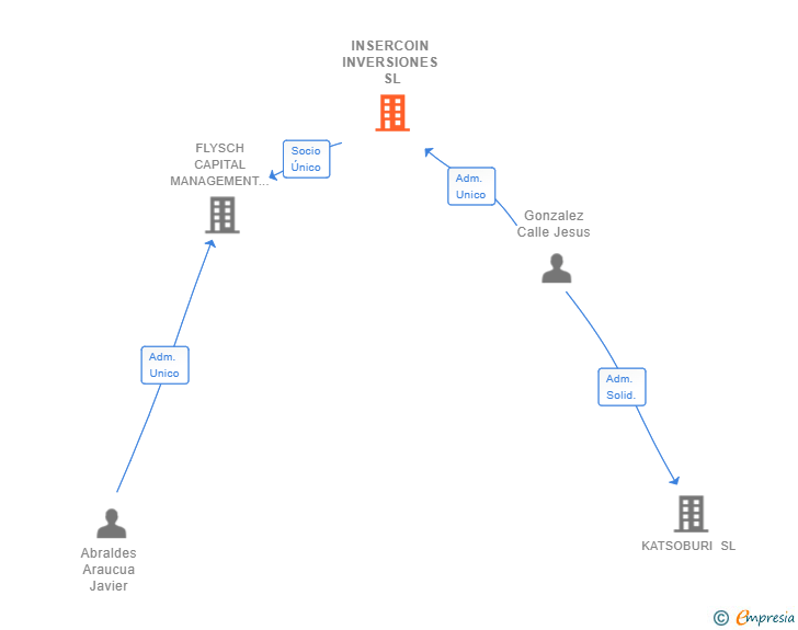 Vinculaciones societarias de INSERCOIN INVERSIONES SL