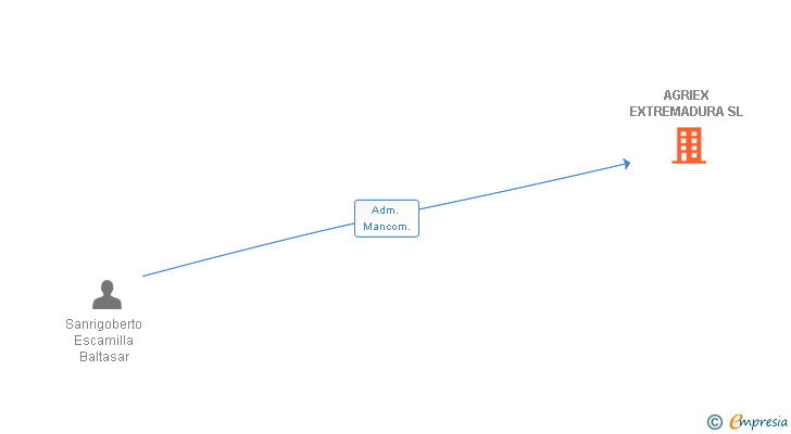 Vinculaciones societarias de AGRIEX EXTREMADURA SL