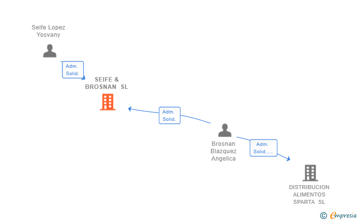 Vinculaciones societarias de SEIFE & BROSNAN SL