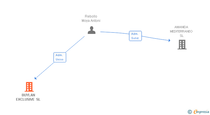 Vinculaciones societarias de BUYLAN EXCLUSIVE SL