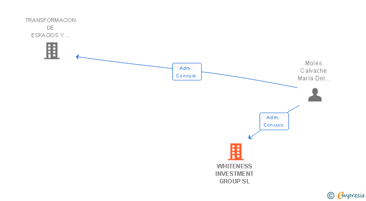 Vinculaciones societarias de WHITENESS INVESTMENT GROUP SL