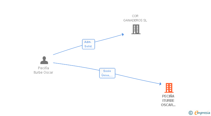 Vinculaciones societarias de PECIÑA ITURBE OSCAR 002918989W SLNE