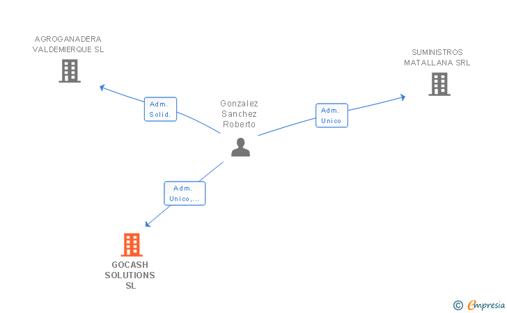 Vinculaciones societarias de GOCASH SOLUTIONS SL